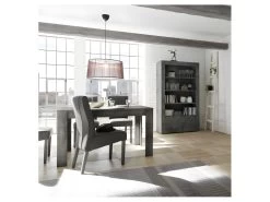 Table De Repas à Allonge Béton Ciré Foncé - LUBIO 13 Table De Repas à Allonge Béton Ciré Foncé - LUBIO -Magasin de meubles de restaurant table a manger 17998937