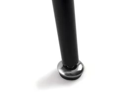 Table De Salle à Manger Iulia, 75 X 80 X 80 Cm, Bois, PVC Et Métal, Marron Et Noir -Magasin de meubles de restaurant table a manger 18045825