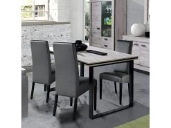 Table Salle Manger 160 Cm Marseille - Chêne -Magasin de meubles de restaurant table a manger 18075863