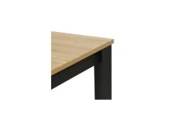 Table De Repas Avec Allonge 180/230 Cm Chêne Naturel/Noir - ARTEMIS 12 Table De Repas Avec Allonge 180/230 Cm Chêne Naturel/Noir - ARTEMIS -Magasin de meubles de restaurant table a manger 18103871