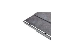 Table De Repas à Allonges Verre/Métal Gris - RAYONG -Magasin de meubles de restaurant table a manger 18273253