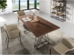 Table à Manger Rectangle Et Acier Noir 1107 ANGEL CERDA 15 Table à Manger Rectangle Et Acier Noir 1107 ANGEL CERDA -Magasin de meubles de restaurant table a manger 18422765