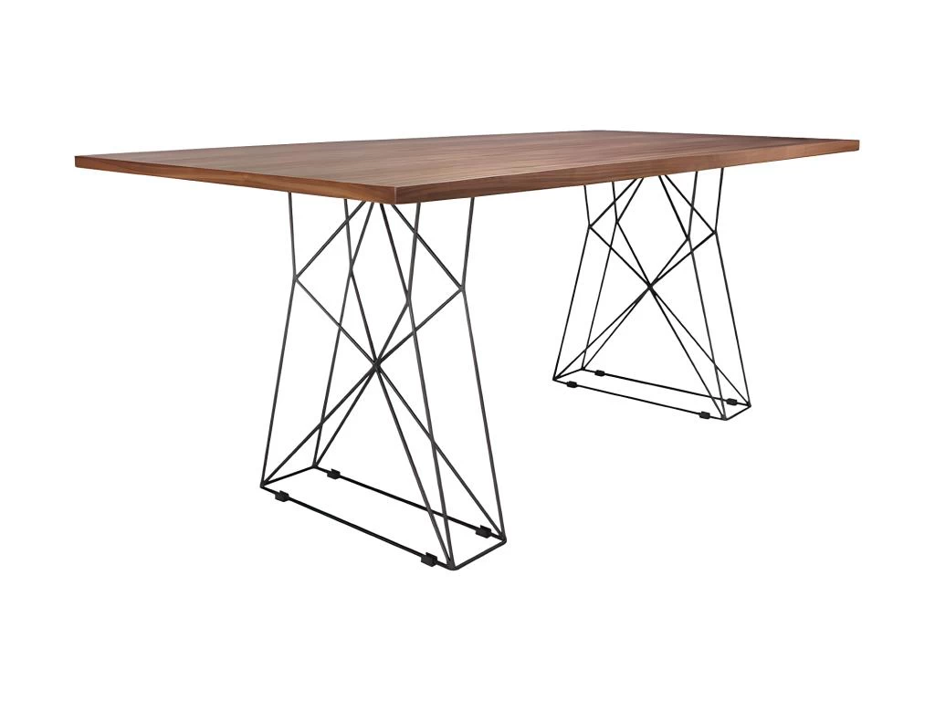 Table à Manger Rectangle Et Acier Noir 1107 ANGEL CERDA 8 Table à Manger Rectangle Et Acier Noir 1107 ANGEL CERDA – Image 6