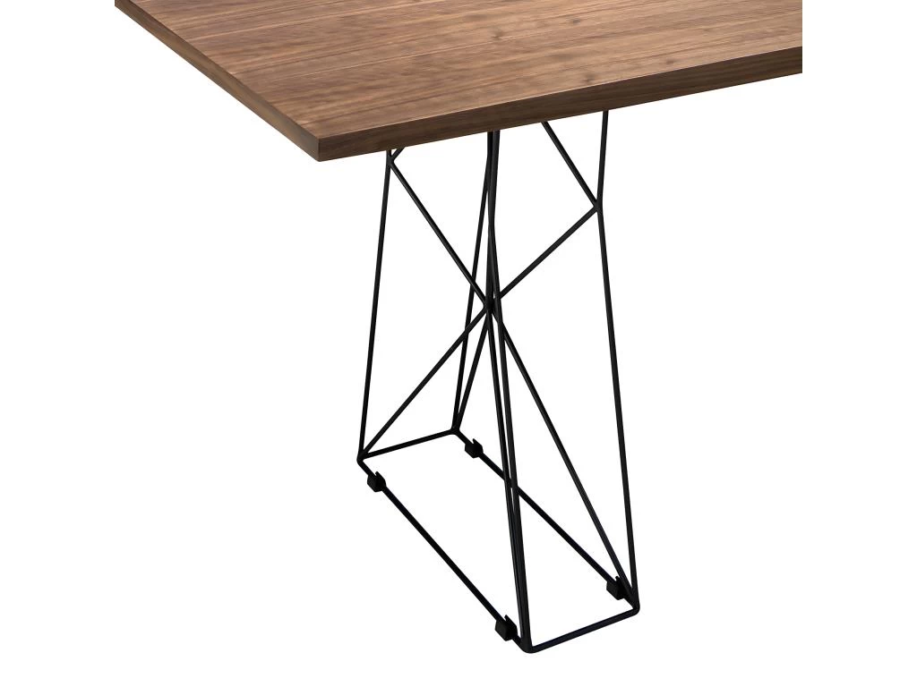 Table à Manger Rectangle Et Acier Noir 1107 ANGEL CERDA 10 Table à Manger Rectangle Et Acier Noir 1107 ANGEL CERDA – Image 8