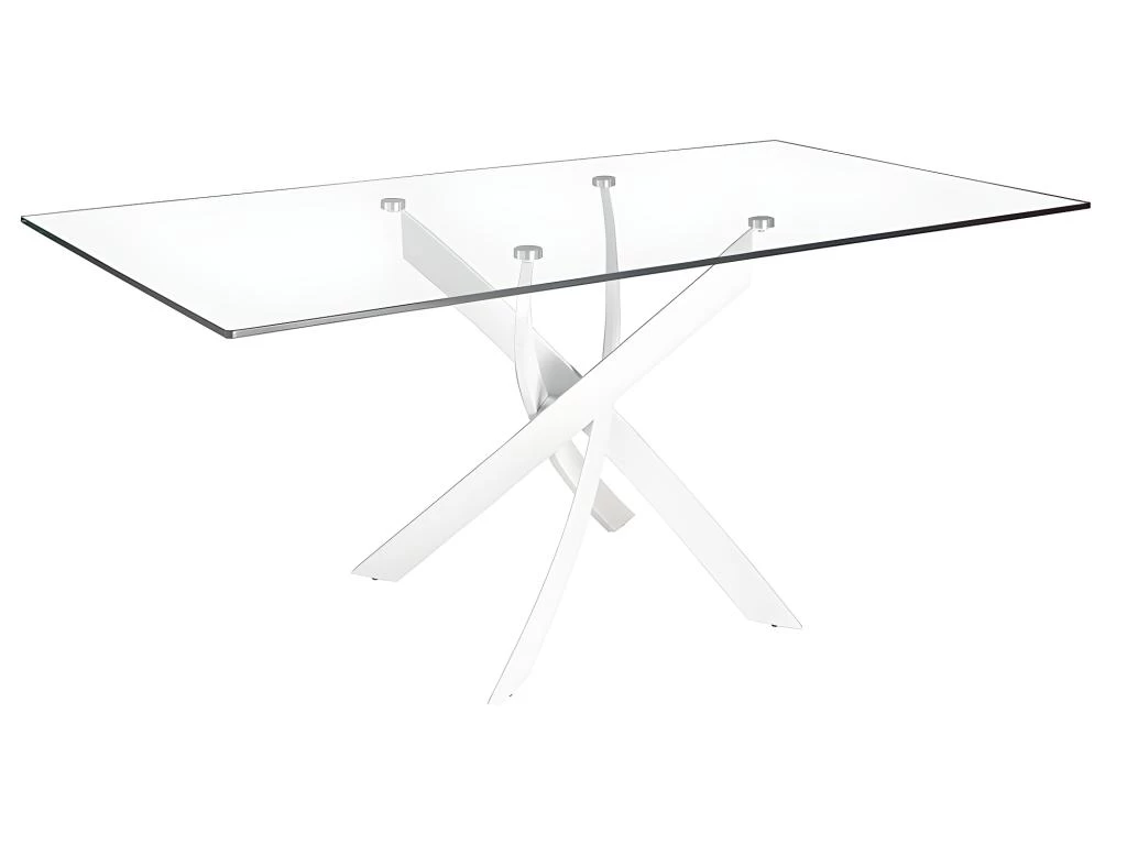 Table De Salle à Manger Rectangulaire En Verre 1138 ANGEL CERDA 4 Table De Salle à Manger Rectangulaire En Verre 1138 ANGEL CERDA – Image 2