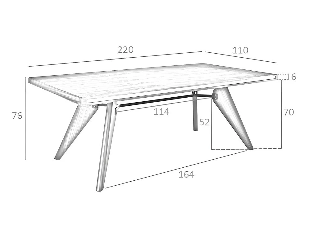 Table à Manger Et Verre Miroir 1080 ANGEL CERDA 9 Table à Manger Et Verre Miroir 1080 ANGEL CERDA – Image 7