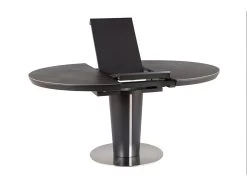 Table à Manger Extensible 120-160 X 120 X 76 Cm - Anthracite -Magasin de meubles de restaurant table a manger 18831939
