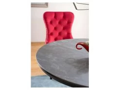 Table à Manger Extensible 120-160 X 120 X 76 Cm - Anthracite -Magasin de meubles de restaurant table a manger 18831949