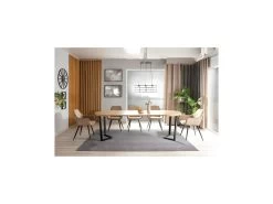 Table à Manger Extensible 100-250 X 100 X 76 Cm - Chêne -Magasin de meubles de restaurant table a manger 18832011