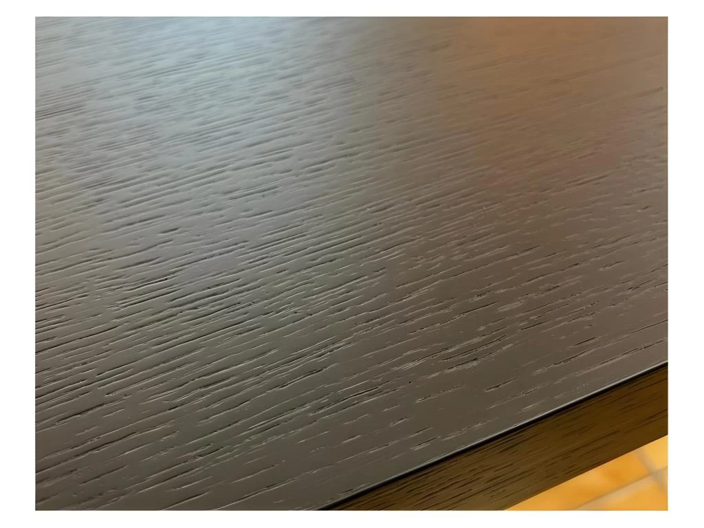 Table à Manger Extensible 100-250 X 100 X 76 Cm - Noir 9 Table à Manger Extensible 100-250 X 100 X 76 Cm - Noir – Image 7