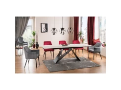 Table à Manger Extensible 180-260 X 90 X 76 Cm - Blanc