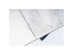 Table à Manger Extensible 180-260 X 90 X 76 Cm - Blanc -Magasin de meubles de restaurant table a manger 18832345