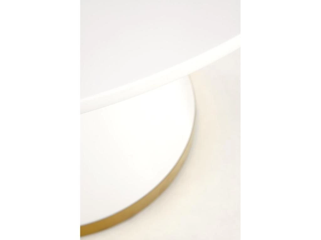 Table à Manger Design Ronde 120 Cm X 76 Cm - Blanc 8 Table à Manger Design Ronde 120 Cm X 76 Cm - Blanc – Image 6