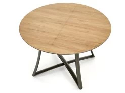 Table à Manger Extensible 118-148 X 148 X 76 Cm - Chêne Doré -Magasin de meubles de restaurant table a manger 18835889