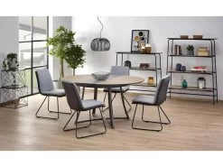 Table à Manger Extensible 118-148 X 148 X 76 Cm - Chêne Doré -Magasin de meubles de restaurant table a manger 18835891