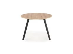 Table à Manger Ronde 102-142 X 102 X 73 Cm - Chêne Artisanal -Magasin de meubles de restaurant table a manger 18966173