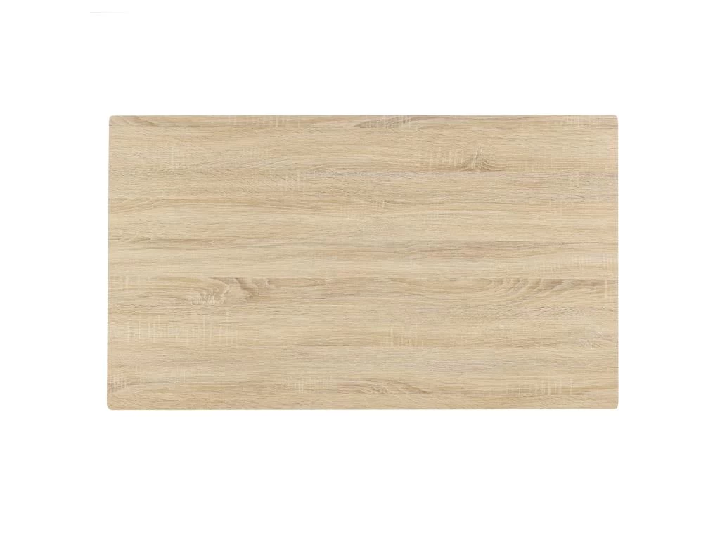 Table De Salle à Manger Cuisine Salon Pour 4 Personnes Plateau MDF Pieds Acier épingle à Cheveux 120 X 70 X 75 Cm Effet Chêne Et Noir 03_0004274 6 Table De Salle à Manger Cuisine Salon Pour 4 Personnes Plateau MDF Pieds Acier épingle à Cheveux 120 X 70 X 75 Cm Effet Chêne Et Noir 03_0004274 – Image 4