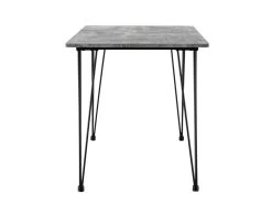 Table De Salle à Manger Cuisine Salon Pour 4 Personnes Plateau MDF 120 Cm Effet Béton Et Noir 03_0004272 9 Table De Salle à Manger Cuisine Salon Pour 4 Personnes Plateau MDF 120 Cm Effet Béton Et Noir 03_0004272 -Magasin de meubles de restaurant table a manger 19318405