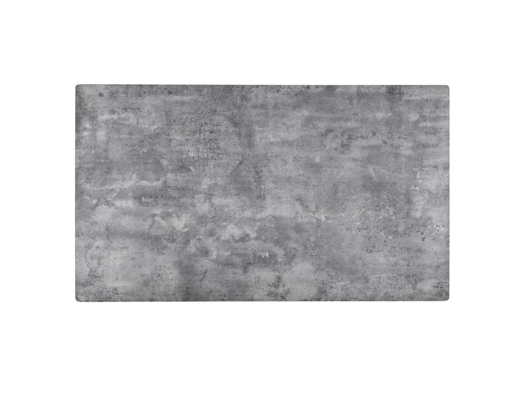 Table De Salle à Manger Cuisine Salon Pour 4 Personnes Plateau MDF 120 Cm Effet Béton Et Noir 03_0004272 6 Table De Salle à Manger Cuisine Salon Pour 4 Personnes Plateau MDF 120 Cm Effet Béton Et Noir 03_0004272 – Image 4