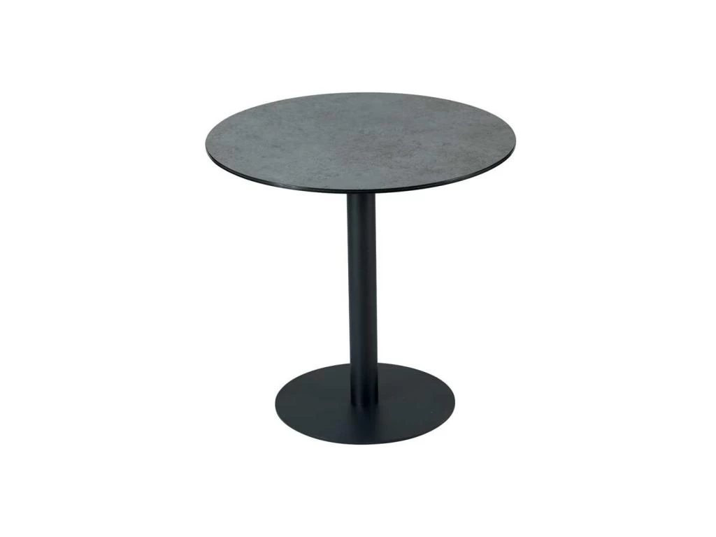 Table De Repas Ronde Anthracite Mat - ALINA 3 Table De Repas Ronde Anthracite Mat - ALINA