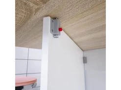 Table De Repas Pliante Blanc/Chêne Clair - CARTIA - L 140 X L 77 X H 78 Cm -Magasin de meubles de restaurant table a manger 19824781