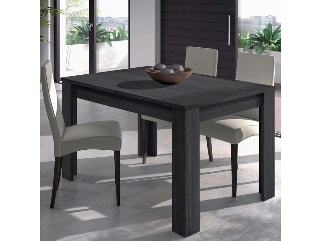 Table De Repas Extensible Gris - OXNARD - L 140/190 X L 90 X H 78 Cm 3 Table De Repas Extensible Gris - OXNARD - L 140/190 X L 90 X H 78 Cm