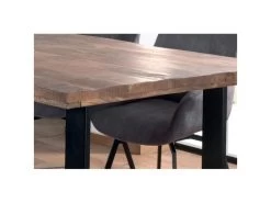 Table à Manger Design Bois Massif NIKO - Table Rectangulaire -Magasin de meubles de restaurant table a manger 19887249