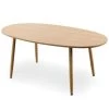 Table Ovale Scandinave Nolane Chêne Clair 2 Table Ovale Scandinave Nolane Chêne Clair -Magasin de meubles de restaurant table a manger 20009149