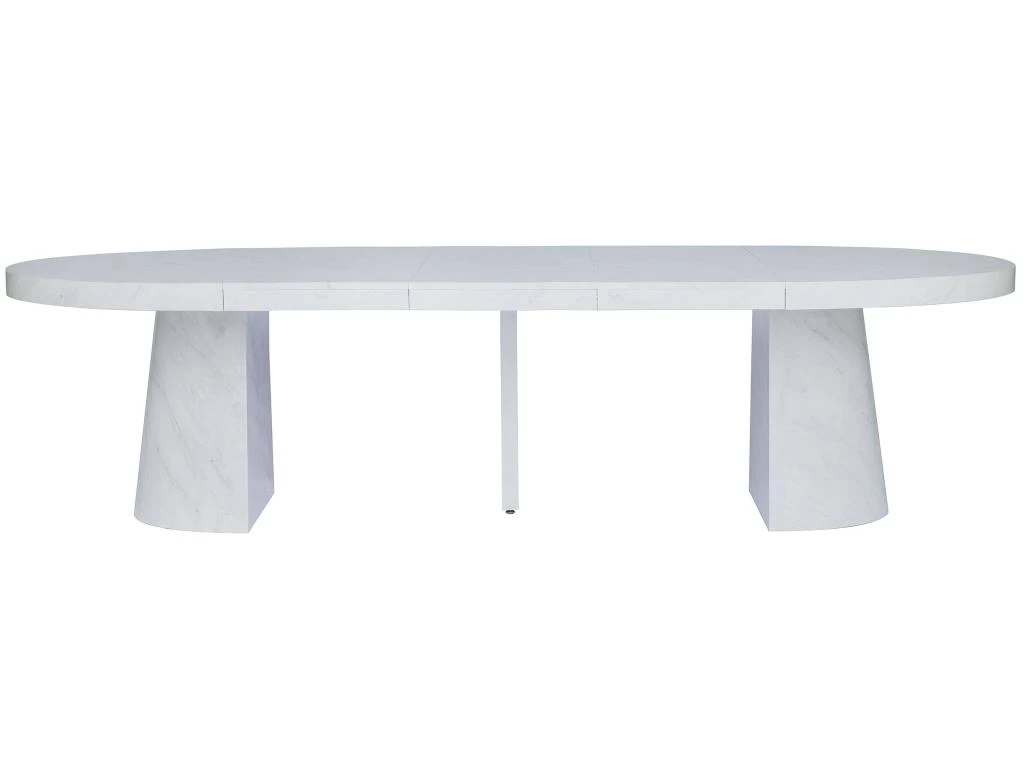 Table Ovale Extensible Oluze Effet Marbre 4 Table Ovale Extensible Oluze Effet Marbre – Image 2