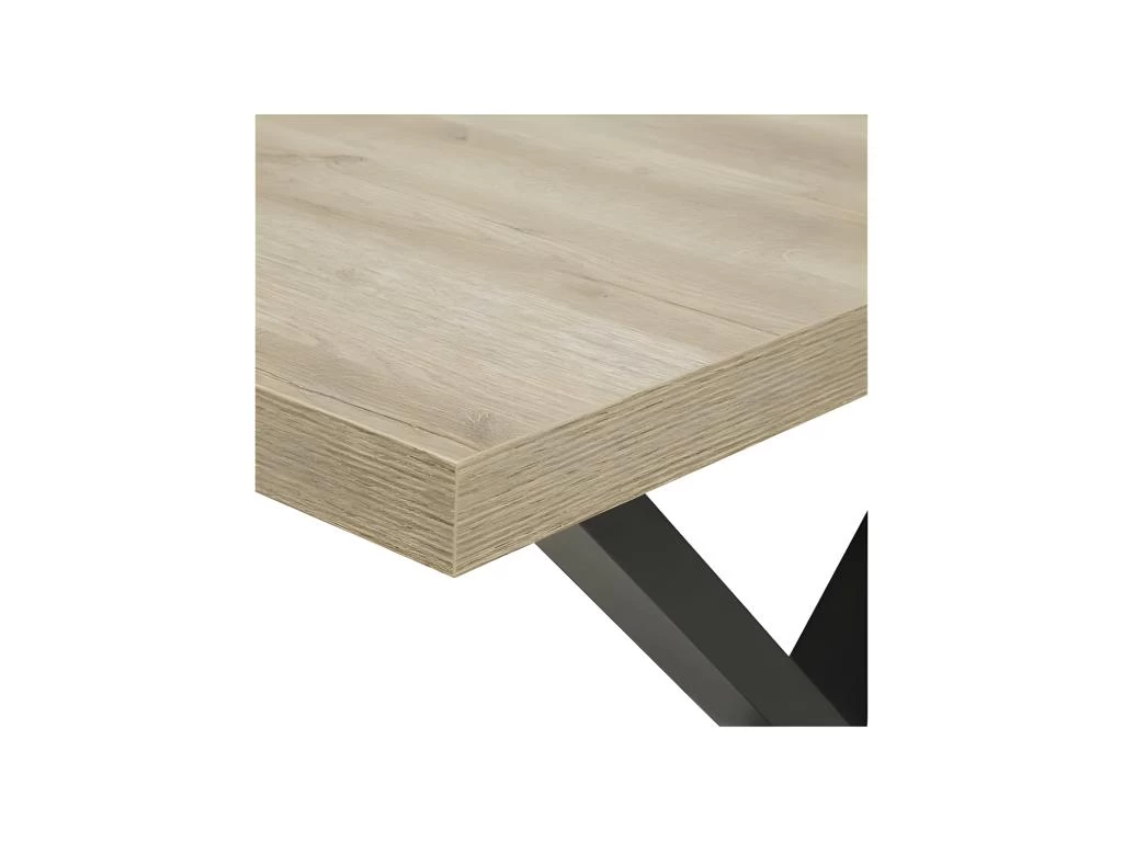 Table De Repas 230 Cm Chêne/Noir - CORI 6 Table De Repas 230 Cm Chêne/Noir - CORI – Image 4