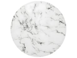 Table à Manger Rayo Effet Marbre D120 Cm - ATMOSPHERA -Magasin de meubles de restaurant table a manger 21274621