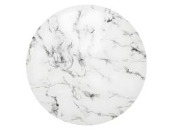 Table à Manger Rayo Effet Marbre D120 Cm - ATMOSPHERA -Magasin de meubles de restaurant table a manger 21274623