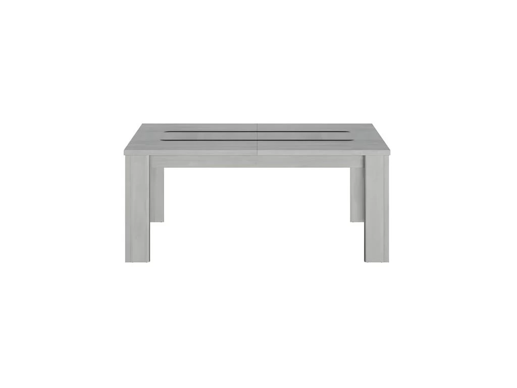 Table De Repas Rectangulaire à Allonge Chêne Gris Clair - JEANNETTE 7 Table De Repas Rectangulaire à Allonge Chêne Gris Clair - JEANNETTE – Image 5