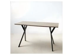 Table De Repas Rectangulaire Bois/Métal - GIDAN N°1 -Magasin de meubles de restaurant table a manger 21976615