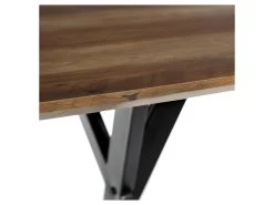 Table De Repas Rectangulaire Bois/Métal - GIDAN N°1 -Magasin de meubles de restaurant table a manger 21976619