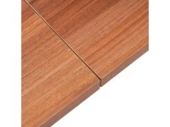 Table à Manger - Cadre En Acier - Style Industriel - Marron & Noir -Magasin de meubles de restaurant table a manger 22040845