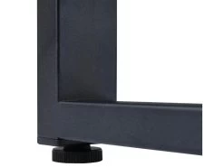 Table à Manger - Cadre En Acier - Style Industriel - Marron & Noir -Magasin de meubles de restaurant table a manger 22040847