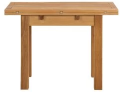 Alma Table De Salle à Manger Pliable, Huilée, Plaquée Chêne.