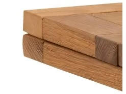 Alma Table De Salle à Manger Pliable, Huilée, Plaquée Chêne. -Magasin de meubles de restaurant table a manger 22046617