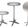 Table De Bistro-bar Pliable Aluminium Rond 60 X 60 X (58-115) Cm 1 Table De Bistro-bar Pliable Aluminium Rond 60 X 60 X (58-115) Cm -Magasin de meubles de restaurant table a manger 22056853