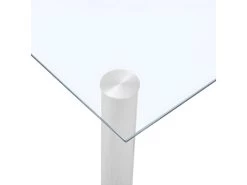 Table à Dîner Transparent 120x60x75 Cm Verre Trempé 10 Table à Dîner Transparent 120x60x75 Cm Verre Trempé -Magasin de meubles de restaurant table a manger 22070817