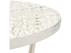 Table De Bistro Style Vintage Ronde Métal 40 X 70 Cm Blanc 10 Table De Bistro Style Vintage Ronde Métal 40 X 70 Cm Blanc -Magasin de meubles de restaurant table a manger 22070937