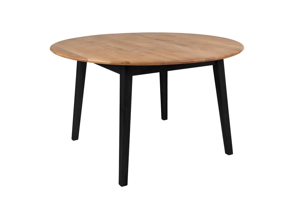 Marseille - Table à Manger Ronde En Bois Ø140cm - Couleur - Bois Clair / Noir 3 Marseille - Table à Manger Ronde En Bois Ø140cm - Couleur - Bois Clair / Noir