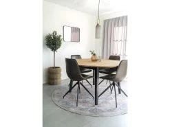 Marseille - Table à Manger Ronde En Bois Ø140cm - Couleur - Bois Clair / Noir 9 Marseille - Table à Manger Ronde En Bois Ø140cm - Couleur - Bois Clair / Noir -Magasin de meubles de restaurant table a manger 22075029