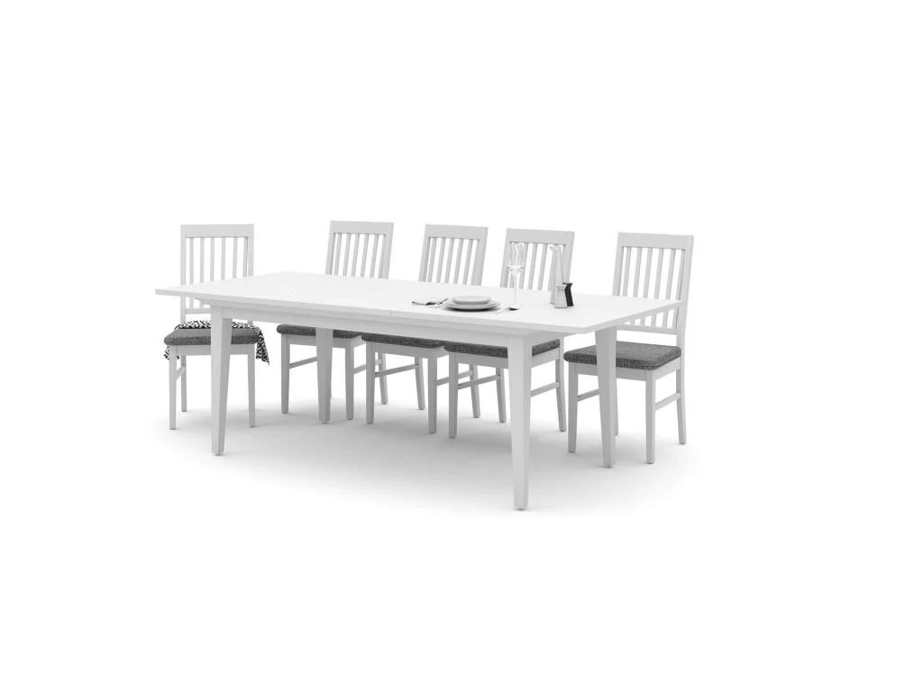 Venedig Table De Salle à Manger 95 X 180 Cm, Blanc. 9 Venedig Table De Salle à Manger 95 X 180 Cm, Blanc. – Image 7