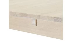 Veneto Table De Salle à Manger 90x180 Cm, Finition Chêne Délavé Blanc.Avec De La Place Pour 2 Extensions, Finition Chêne Délavé Blanc. -Magasin de meubles de restaurant table a manger 22114975