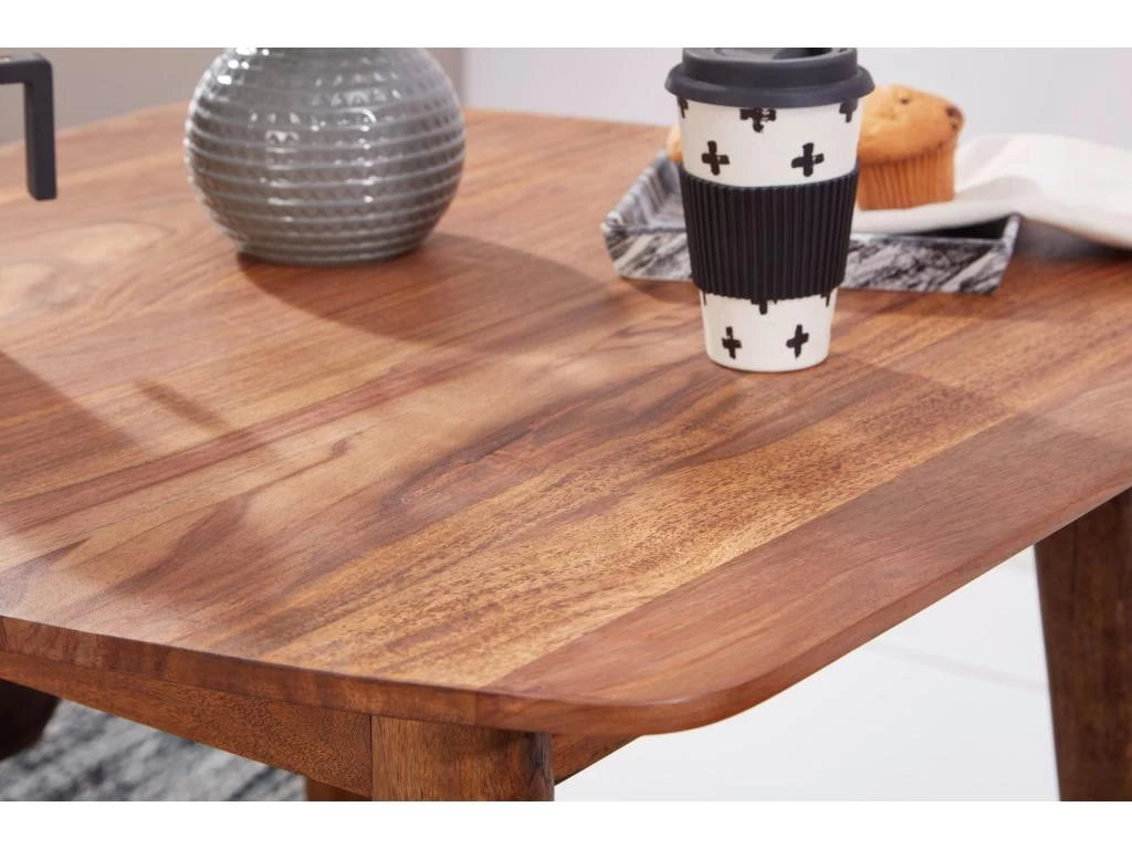 Table De Salle à Manger Bois Massif Table De Cuisine Sheesham Petit 8 Table De Salle à Manger Bois Massif Table De Cuisine Sheesham Petit – Image 6