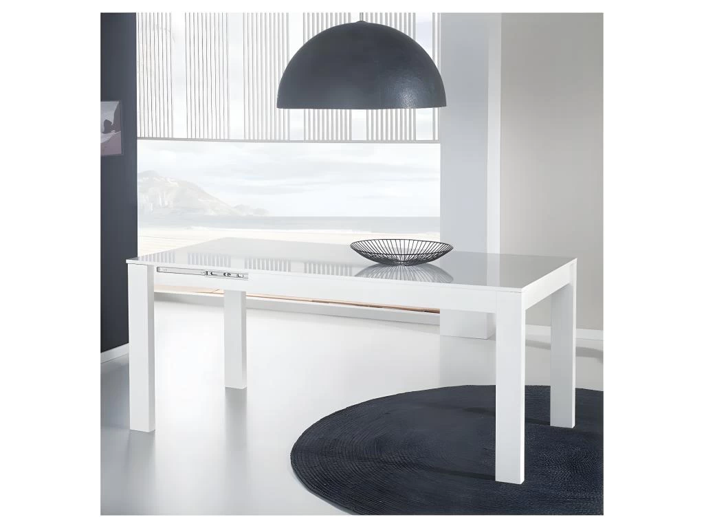 Table De Repas à Allonges Blanche - TOVA 4 Table De Repas à Allonges Blanche - TOVA – Image 2