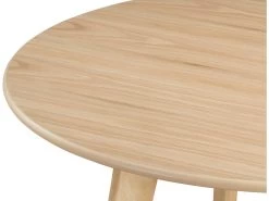 Table Ronde ODILE - 4 Couverts - Hévéa Massif Et MDF - Naturel 12 Table Ronde ODILE - 4 Couverts - Hévéa Massif Et MDF - Naturel -Magasin de meubles de restaurant table a manger 258869