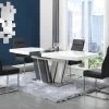 Table à Manger Extensible NOAMI II - 6 à 8 Couverts - MDF Laqué Gris Et Blanc 1 Table à Manger Extensible NOAMI II - 6 à 8 Couverts - MDF Laqué Gris Et Blanc -Magasin de meubles de restaurant table a manger 397769